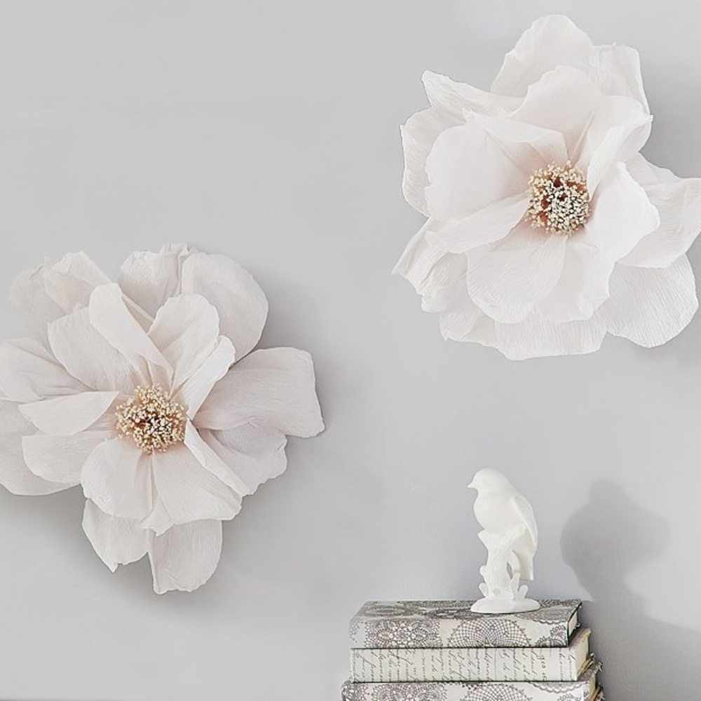 Paper flowers set of 2